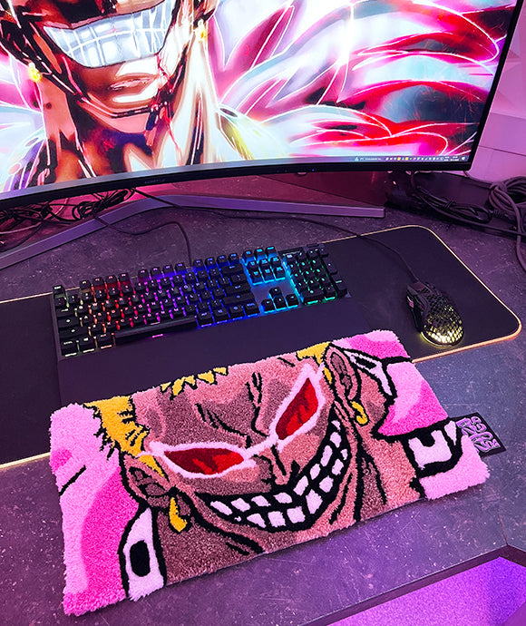 KEYBOARD RUG FLUFFY OP FLAMIN
